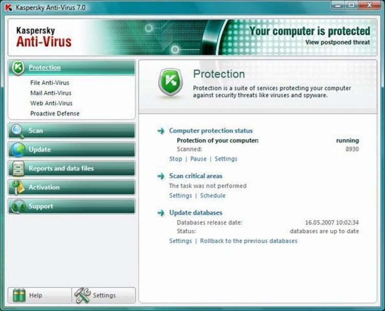 Kaspersky antivirus logiciel