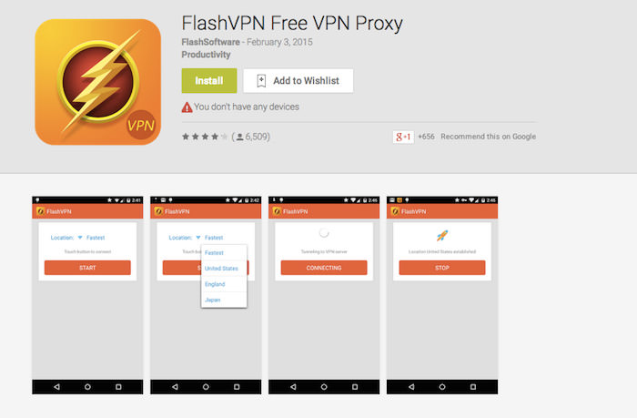 Flashvpn configuration