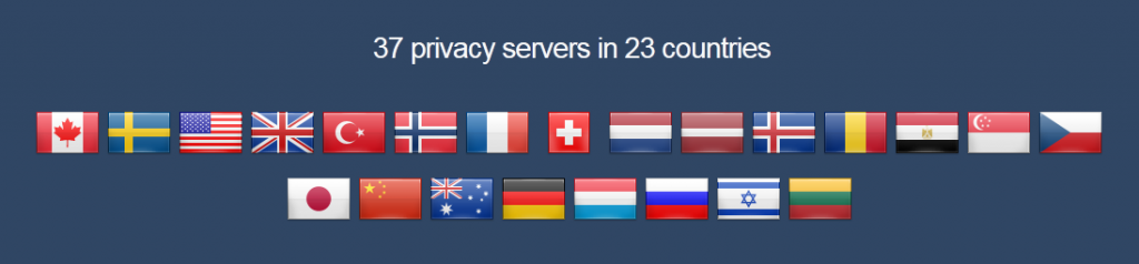 Perfect privacy serveurs